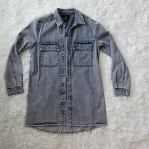 Forever 21 Women's Gray Denim Jacket